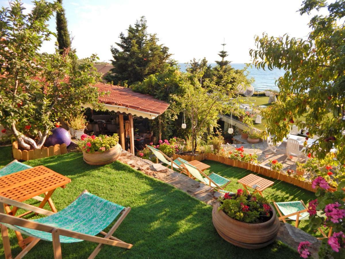 Palmina Mare Villa And Studios Paralia Vrachou Extérieur photo